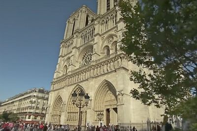 Notre Dame stamp